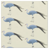 Blauwe kraanvogel cartoon stof (Close Up)