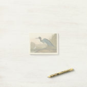 Blauwe Kraanvogel Reiger Audubon Kunst Kust Kunst Post-it® Notes (Op bureau)