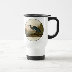 Blauwe Kraanvogel Reiger Audubon Kunst Kust Kunst Reisbeker