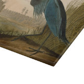 Blauwe Kraanvogel Reiger Audubon Kunst Kust Kunst Snijplank (Hoek)