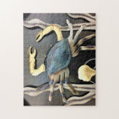 Blauwe krab Abstract Legpuzzel (Verticaal)