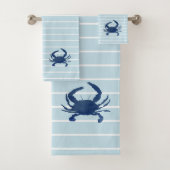 Blauwe krab bad handdoek (Insitu)