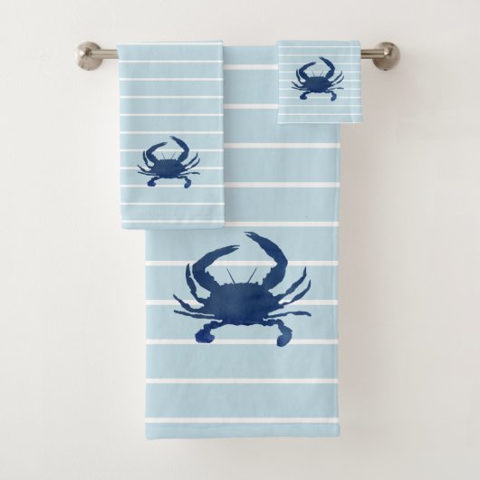 Blauwe krab bad handdoek (Insitu)
