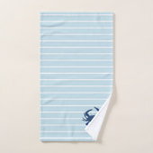 Blauwe krab bad handdoek (Handdoek)