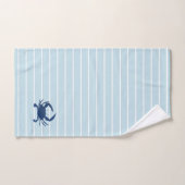 Blauwe krab bad handdoek (Handdoek)