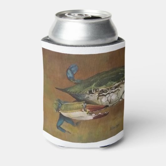 Blauwe krab blikjeskoeler (Blikje Achterkant)