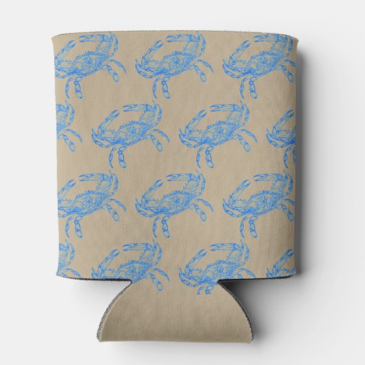  blauwe krab blikjeskoeler (Achterkant)