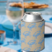  blauwe krab blikjeskoeler