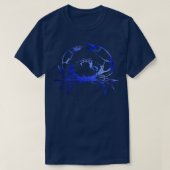Blauwe krab Classic TShirt (Design voorkant)