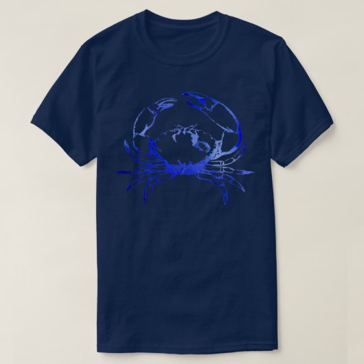 Blauwe krab Classic TShirt (Design voorkant)