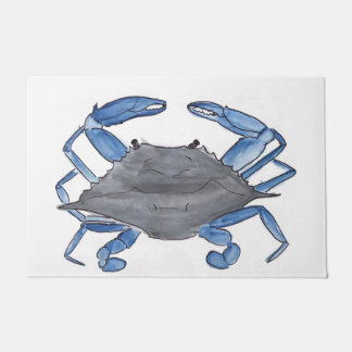 Blauwe krab Doormat Deurmat