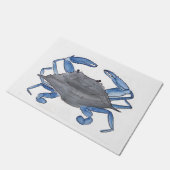 Blauwe krab Doormat Deurmat (Schuin)