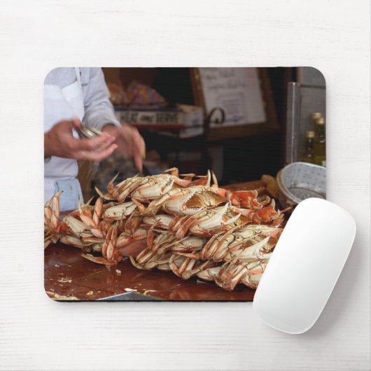 Blauwe krab feast muismat (Met muis)