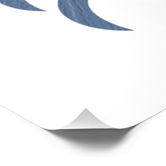 Blauwe krab foto afdruk (Hoek)