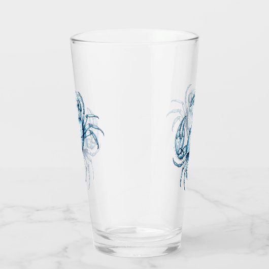 Blauwe krab glas (Rechts)