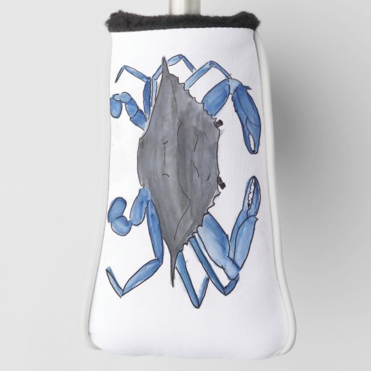 Blauwe krab  golfheadcover (Draai 90)
