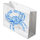  blauwe krab groot cadeauzakje (Voorkant Gekanteld)