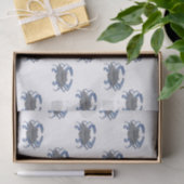 Blauwe krab Herhalend Weefseldocument Tissuepapier (Geschenk)