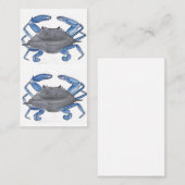 Blauwe krab informatiekaartje (Voorkant / Achterkant)