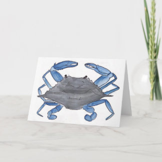 Blauwe krab kaart