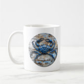 Blauwe krab koffiemok (Links)