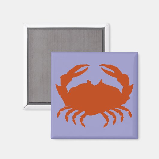 Blauwe krab magneet (Voorkant / Achterkant)
