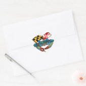 Blauwe krab Maryland Hart Sticker (Envelop)