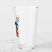 Blauwe krab Maryland LAX Crest Glas (Links)