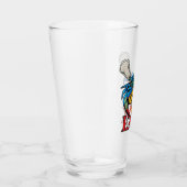 Blauwe krab Maryland LAX Crest Glas (Rechts)