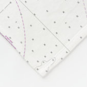 Blauwe krab met Chesapeake Bay nautische kaart Fleece Deken (Hoek)