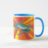 Blauwe krab