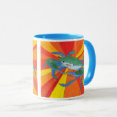 Blauwe krab mok (Voorkant rechts)