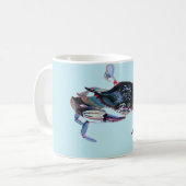 Blauwe krab mok (Voorkant links)