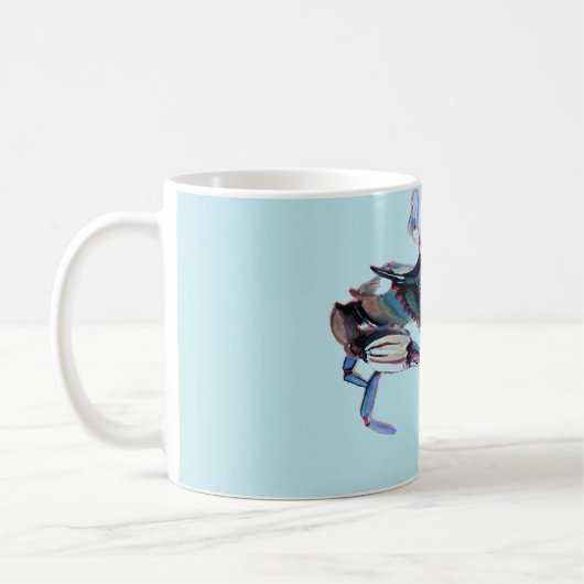 Blauwe krab mok (Links)