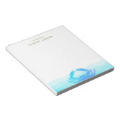 Blauwe krab notitieblok (Schuin)