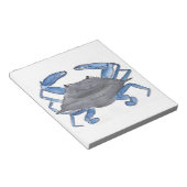 Blauwe krab notitieblok (Schuin)
