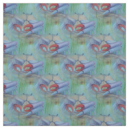 Blauwe krab Ocean Seascape Stof