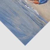 Blauwe Krab op Strand Tissuepapier (Detail)
