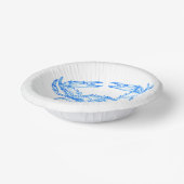 blauwe krab papieren kommen (Gebogen)