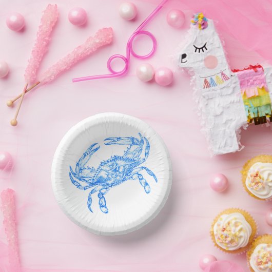  blauwe krab papieren kommen (Feest)