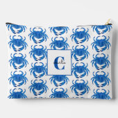 Blauwe Krab Patroon Etui (Achterkant)