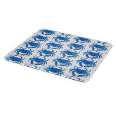Blauwe Krab Patroon Snijplank (Hoek)