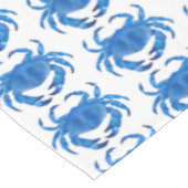 Blauwe Krab Patroon Tafelkleed (Gekanteld)