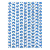 Blauwe Krab Patroon Tafelkleed (Voorkant)