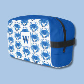 Blauwe Krab Patroon Toilettasje
