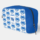 Blauwe Krab Patroon Toilettasje (Rechterhoek)
