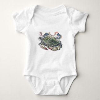 Blauwe krab romper