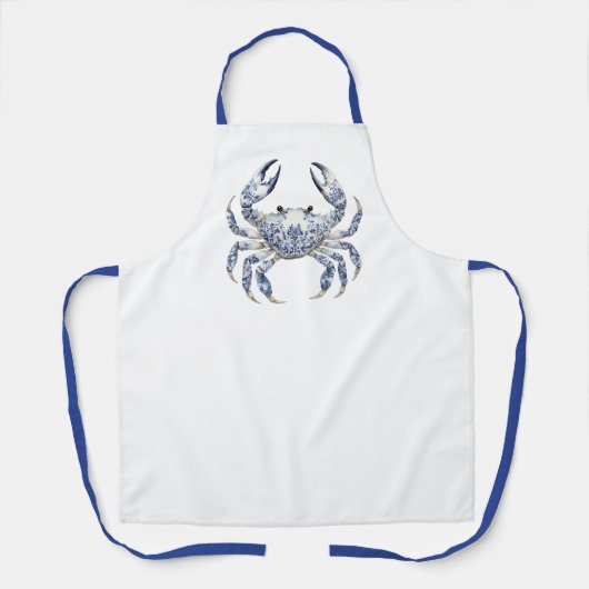Blauwe krab schort (Voorkant)
