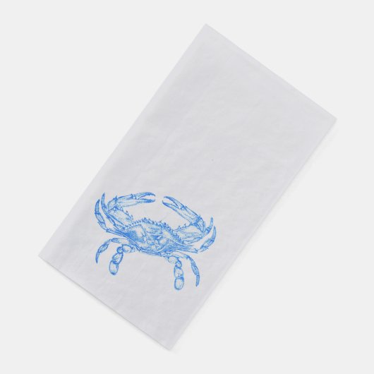  blauwe krab servet (Hoek)