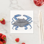 Blauwe krab servet (Insitu)